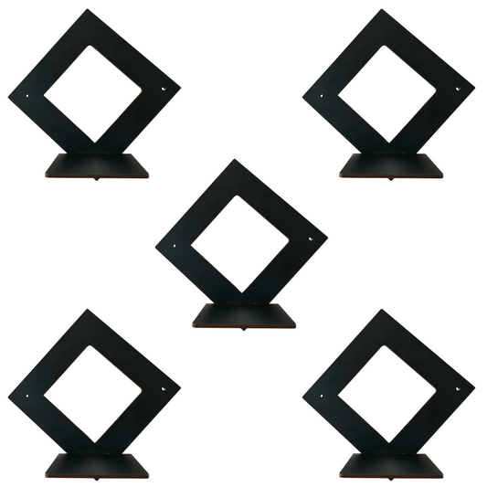 Modern Wooden Wall Shelf Set of 5 | Stylish Floating Shelves for Home, Kitchen & Office Wall Décor